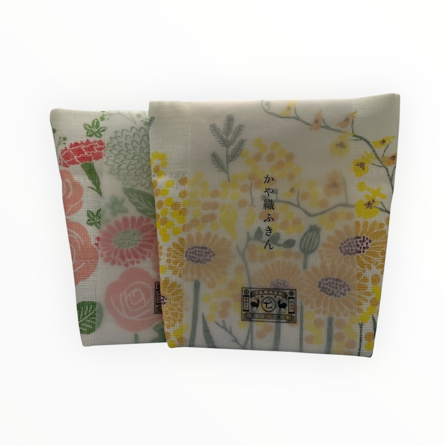 Flower Power Japanese Kitchen Towel (Fukin) - Set of 2 by Nakagawa Masashichi