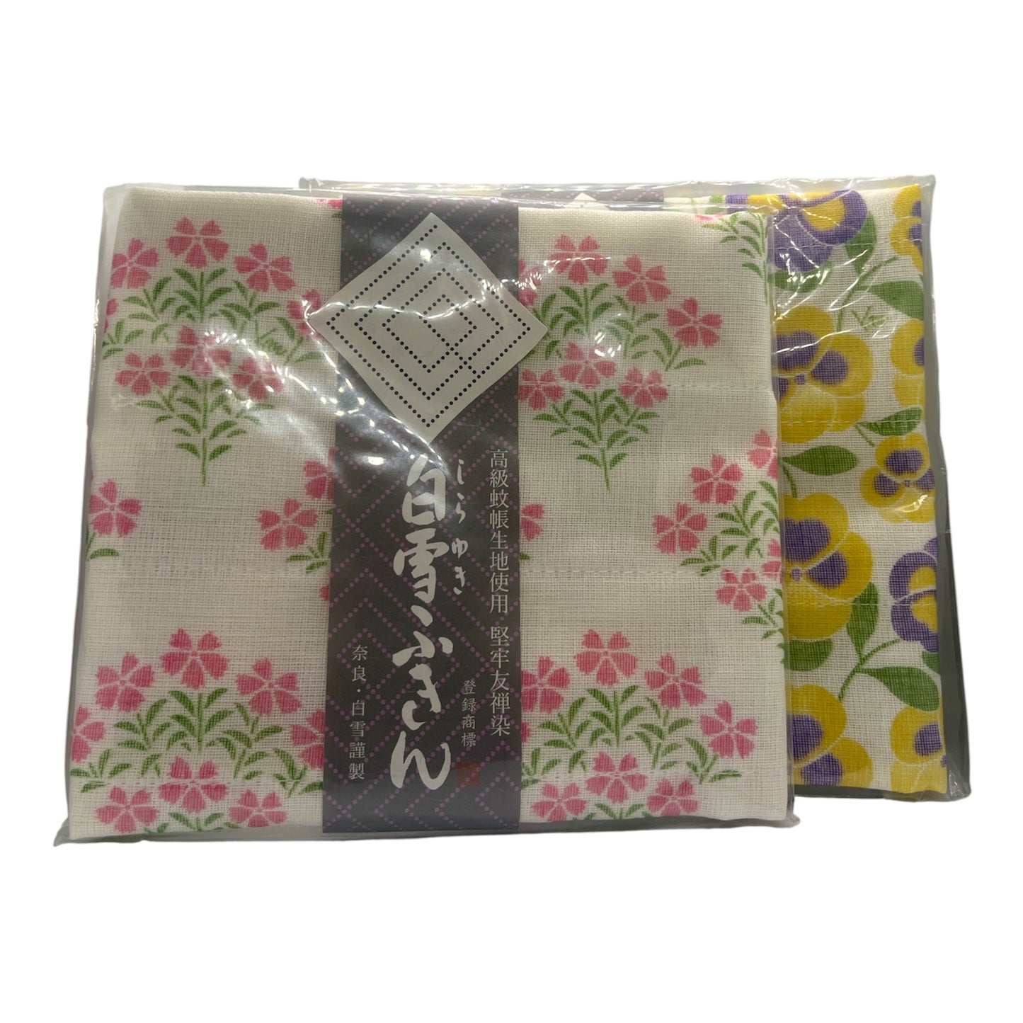 Floral Garden Japanese Kitchen Towel (Fukin) - Set of 2 by Shirayuki