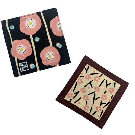 Japanese Floral Prints Coaster